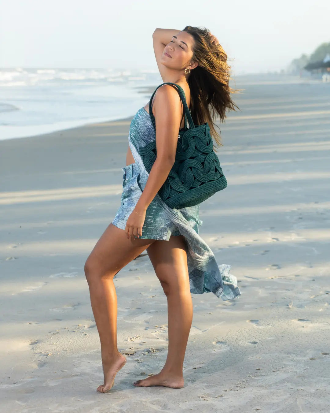 Bolsa Tote - Azul clara