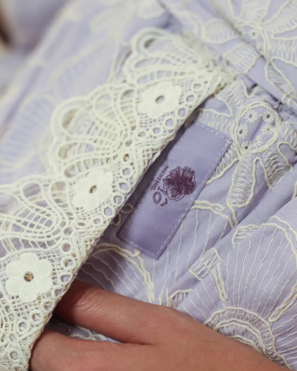 Shorts Maré Corais Lilás