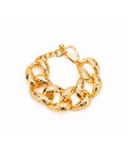 Pulseira lezar dourada