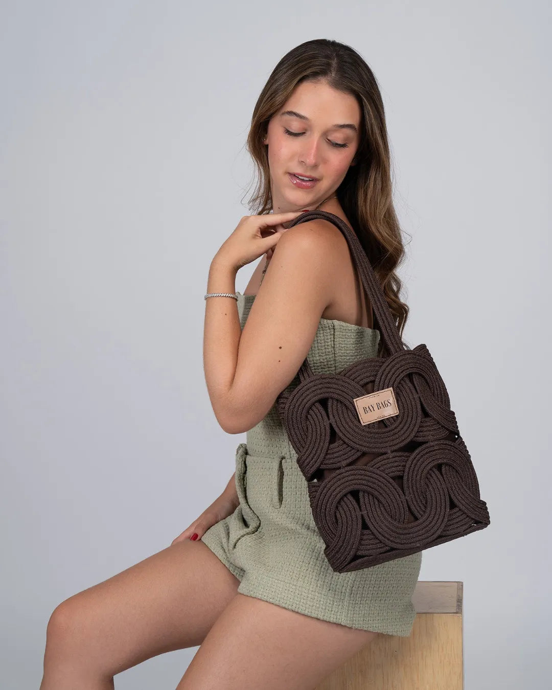 Bolsa Small Tote - Marrom Carvalho