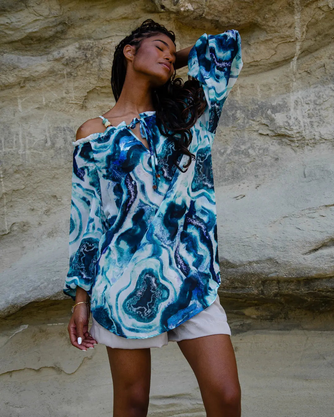 Bata Aurora - Azul Mineral