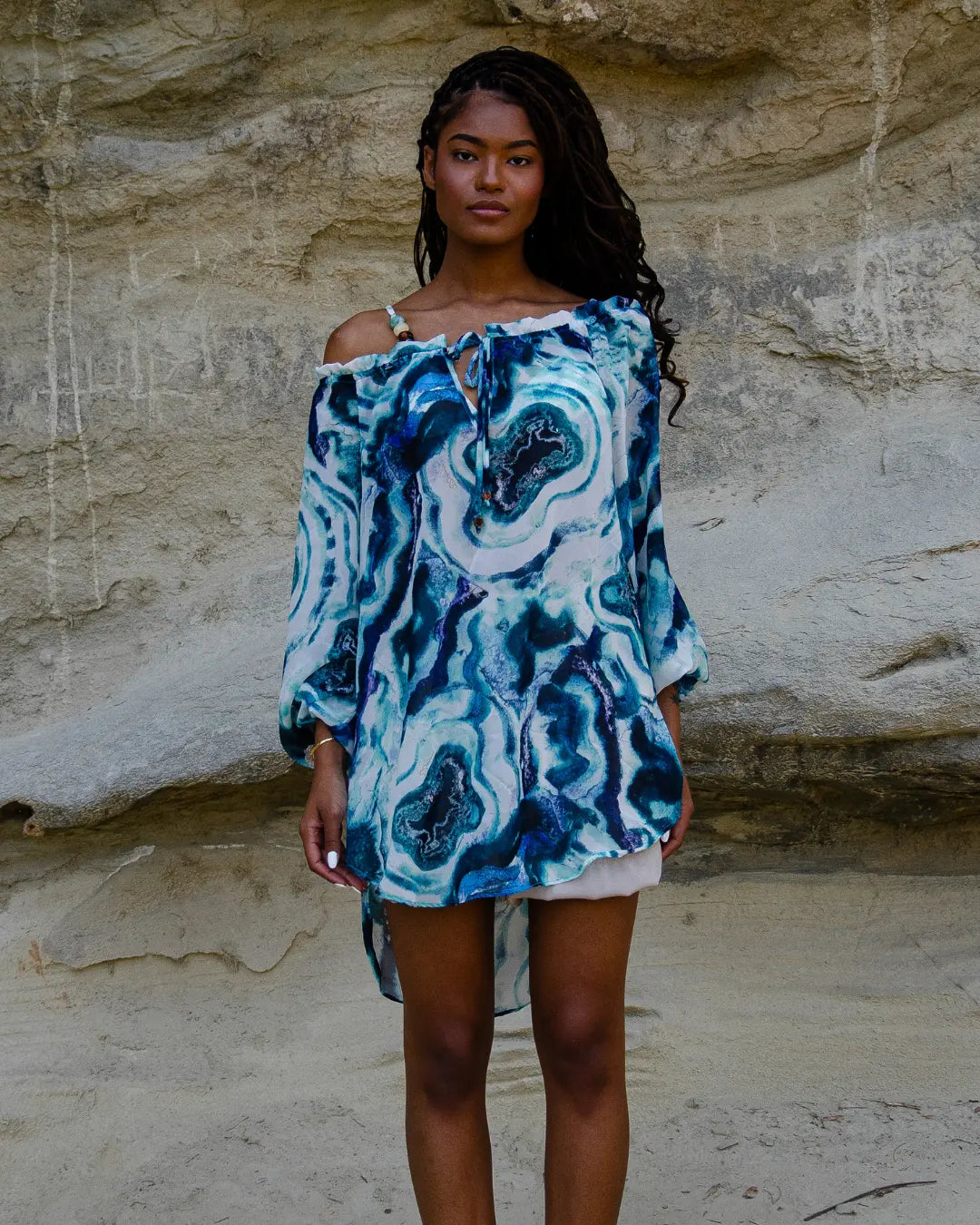 Bata Aurora - Azul Mineral