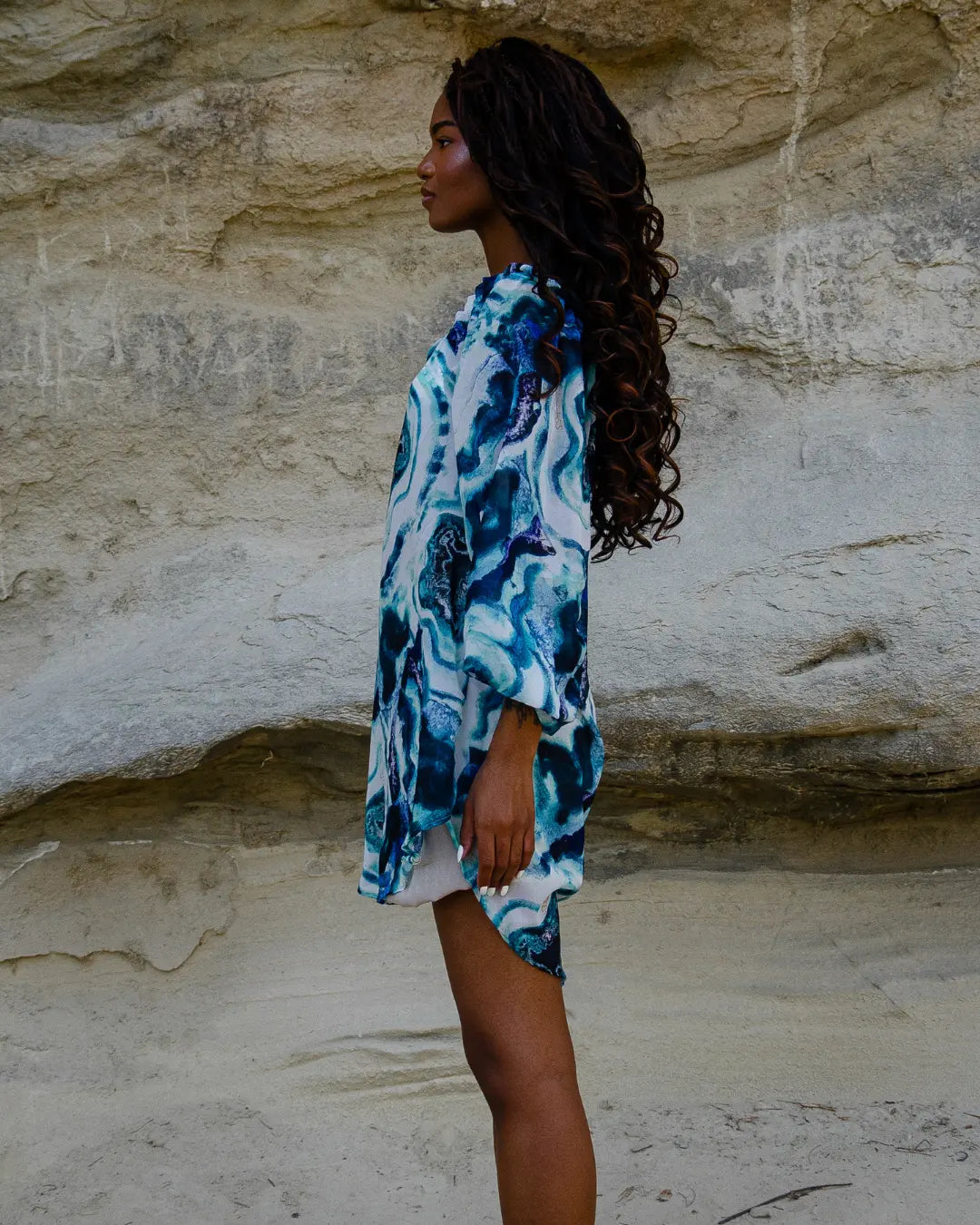 Bata Aurora - Azul Mineral