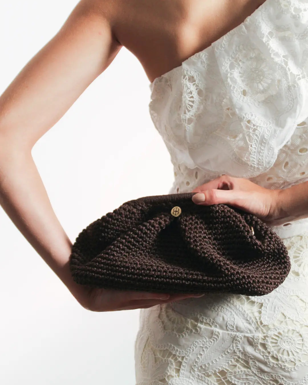 Bolsa Clutch - Marrom