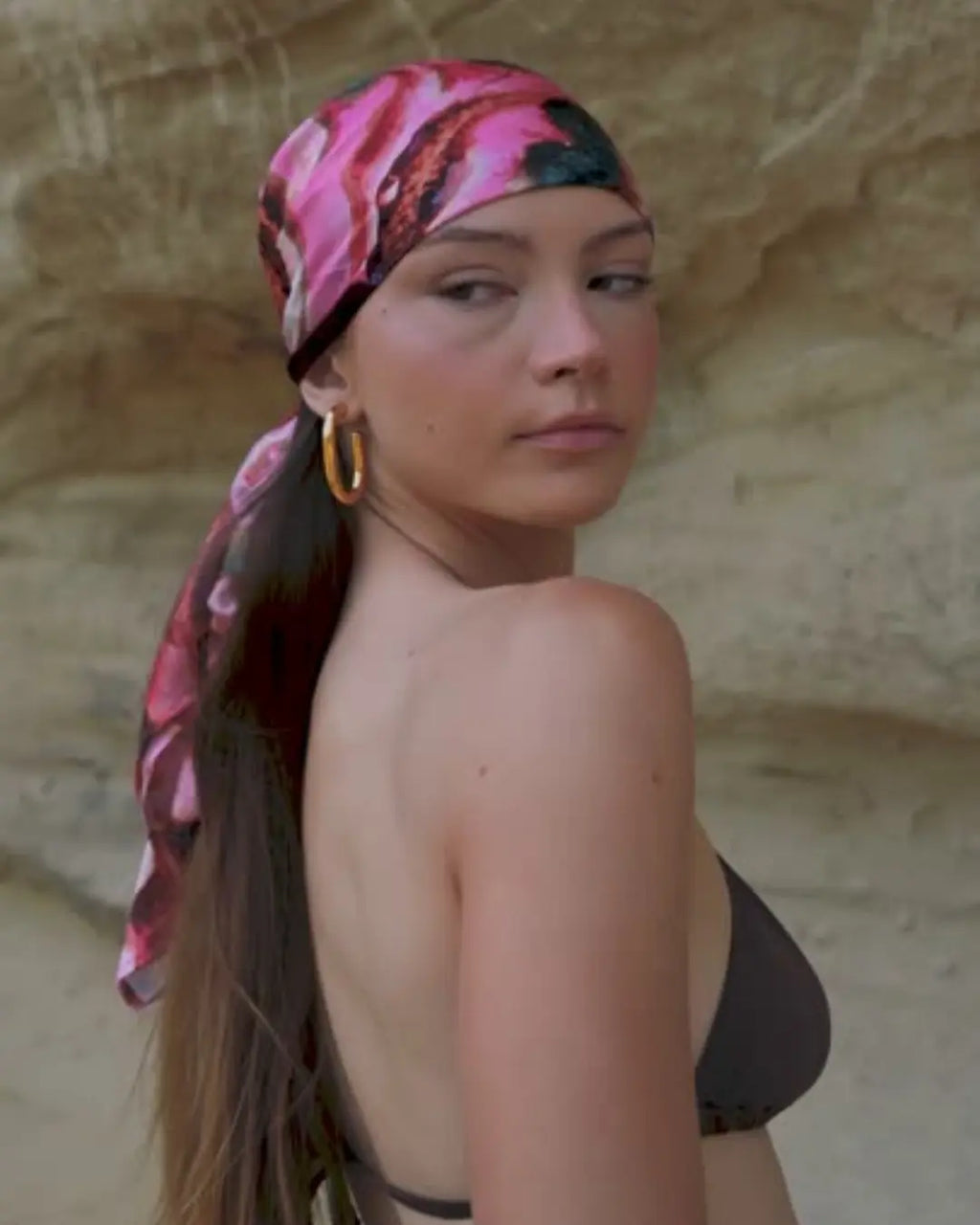 Bandana Luz do Deserto - Rosa
