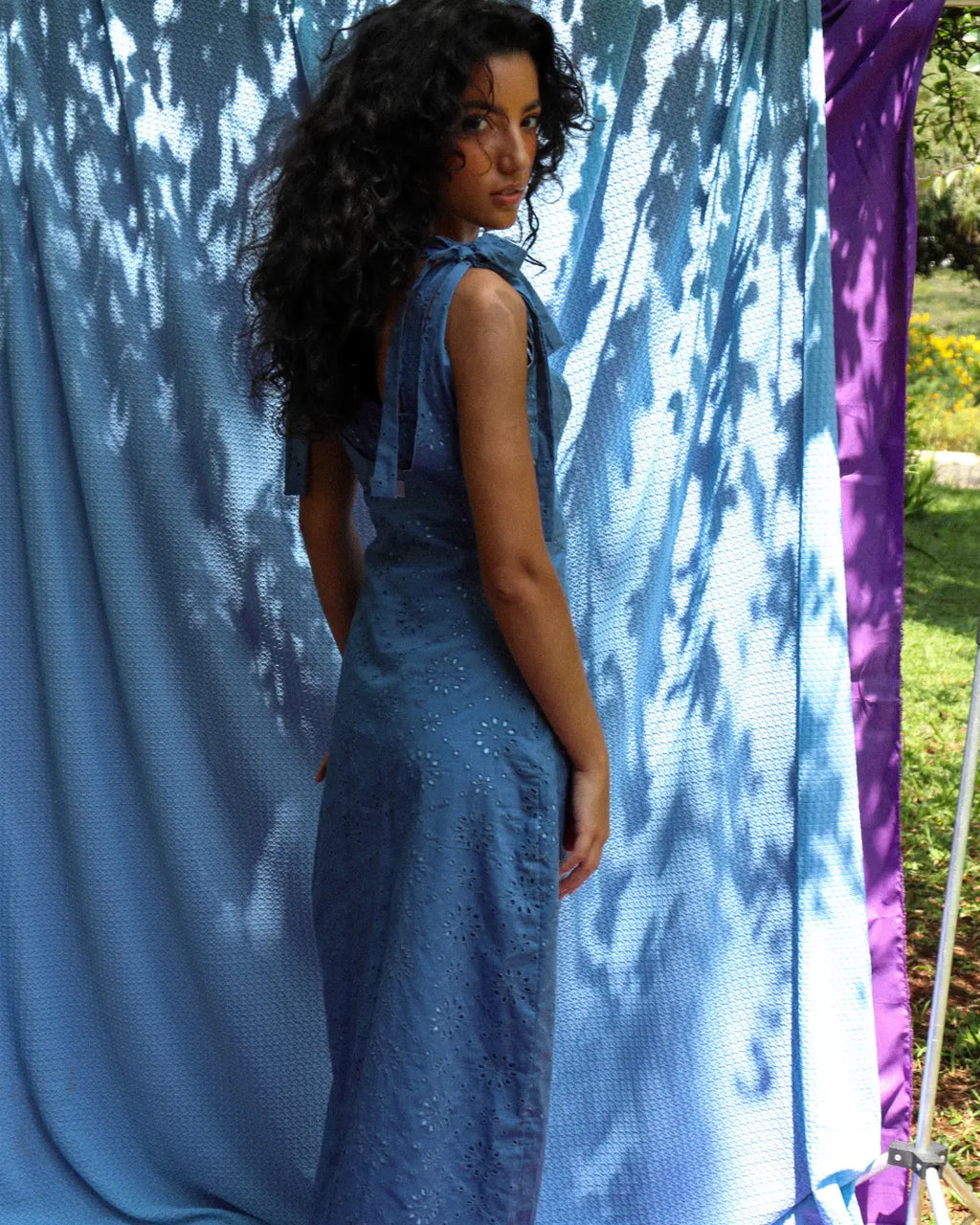 Vestido Floriza Azul
