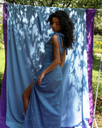 Vestido Floriza Azul