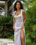 Vestido Floriza Lilás