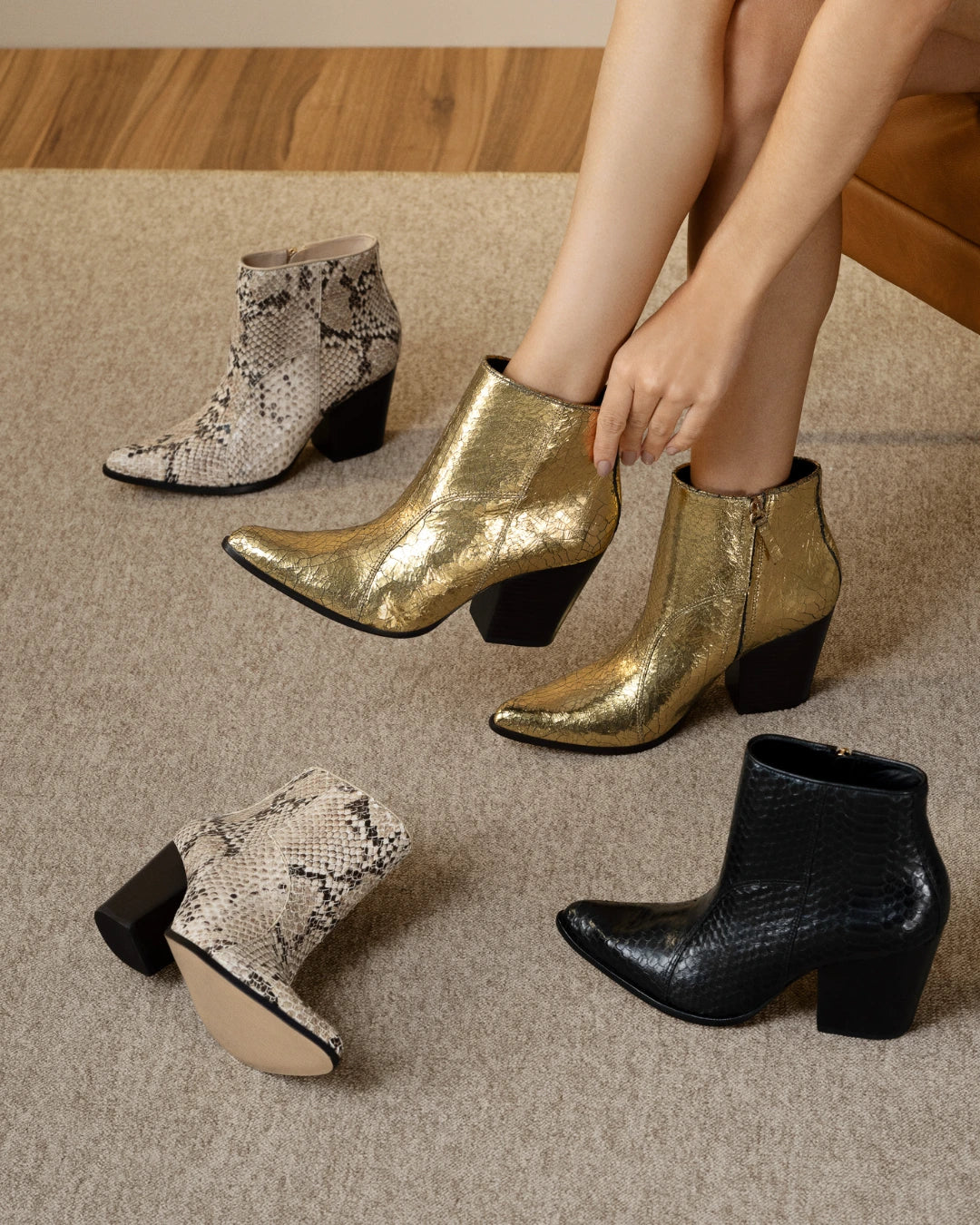 Bota Roma Dourado