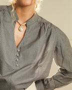 Camisa Geométrica Marinho