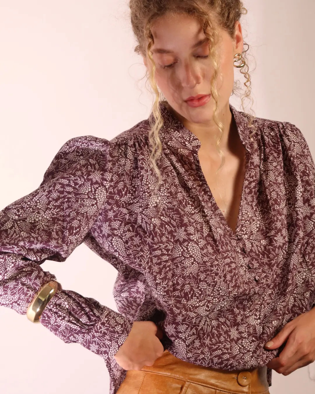 Camisa Liberty Bordô