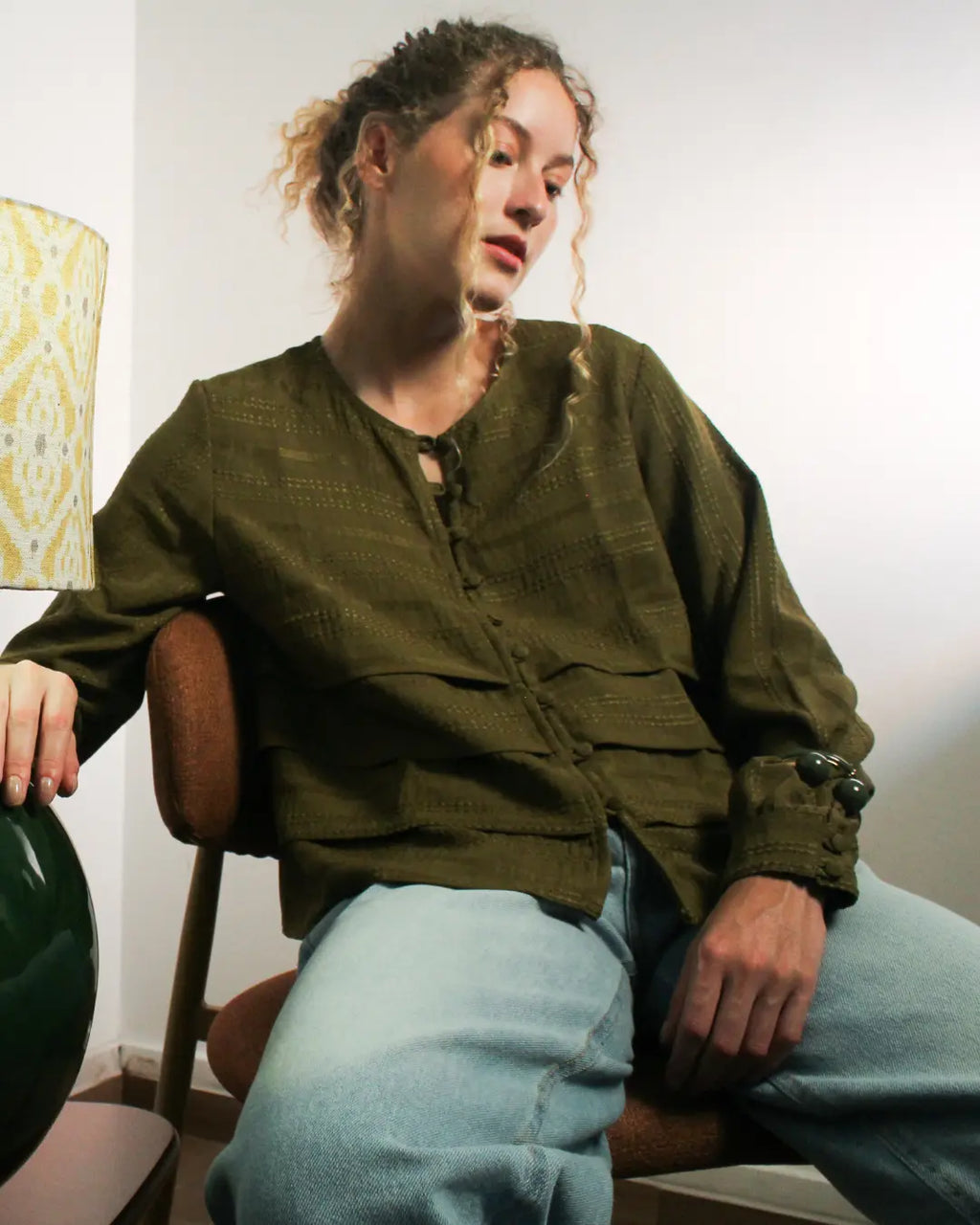 Camisa Onda Verde
