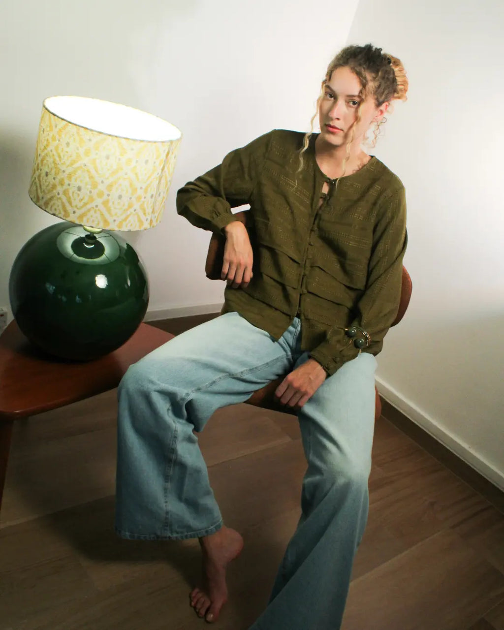 Camisa Onda Verde