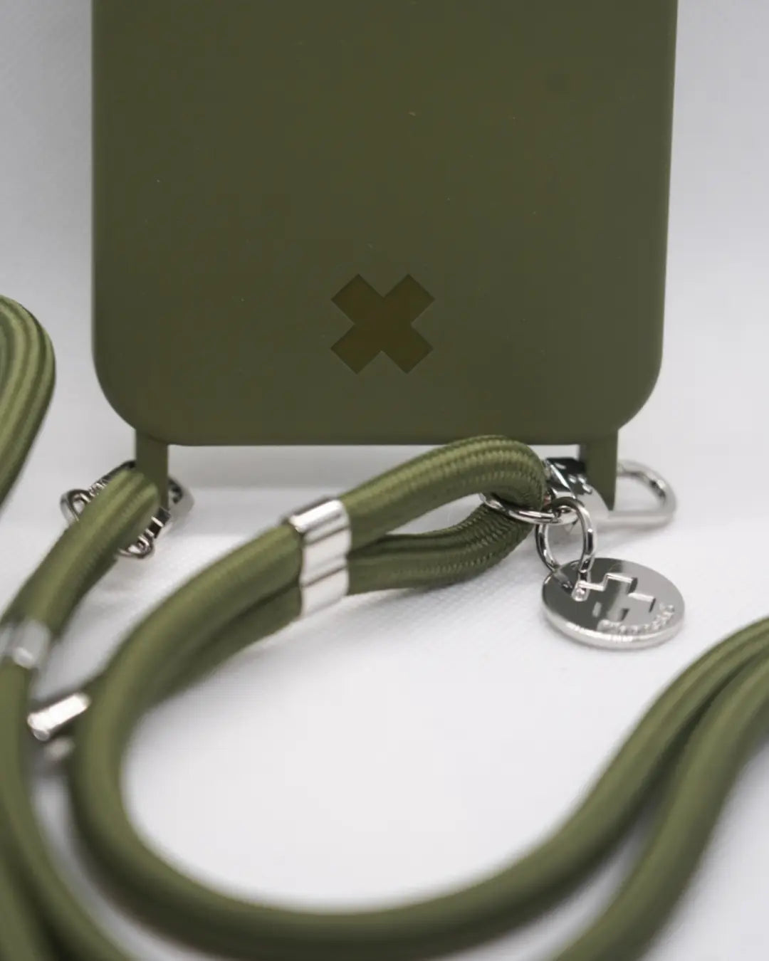 Capa verde militar acoplável para alças