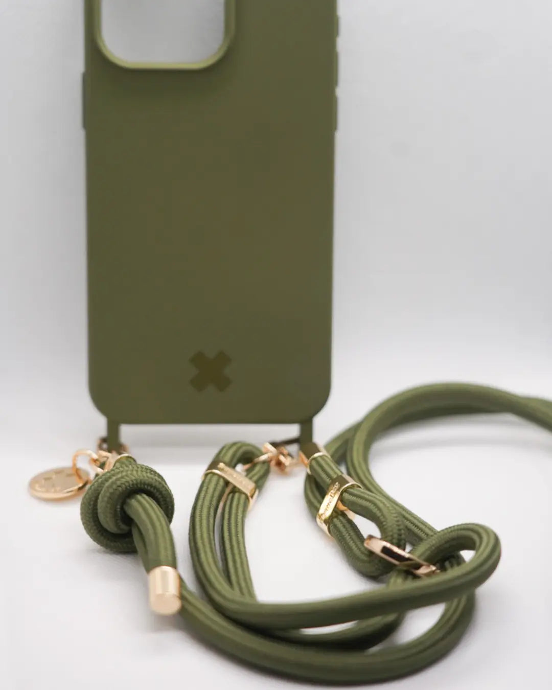 Capa verde militar acoplável para alças
