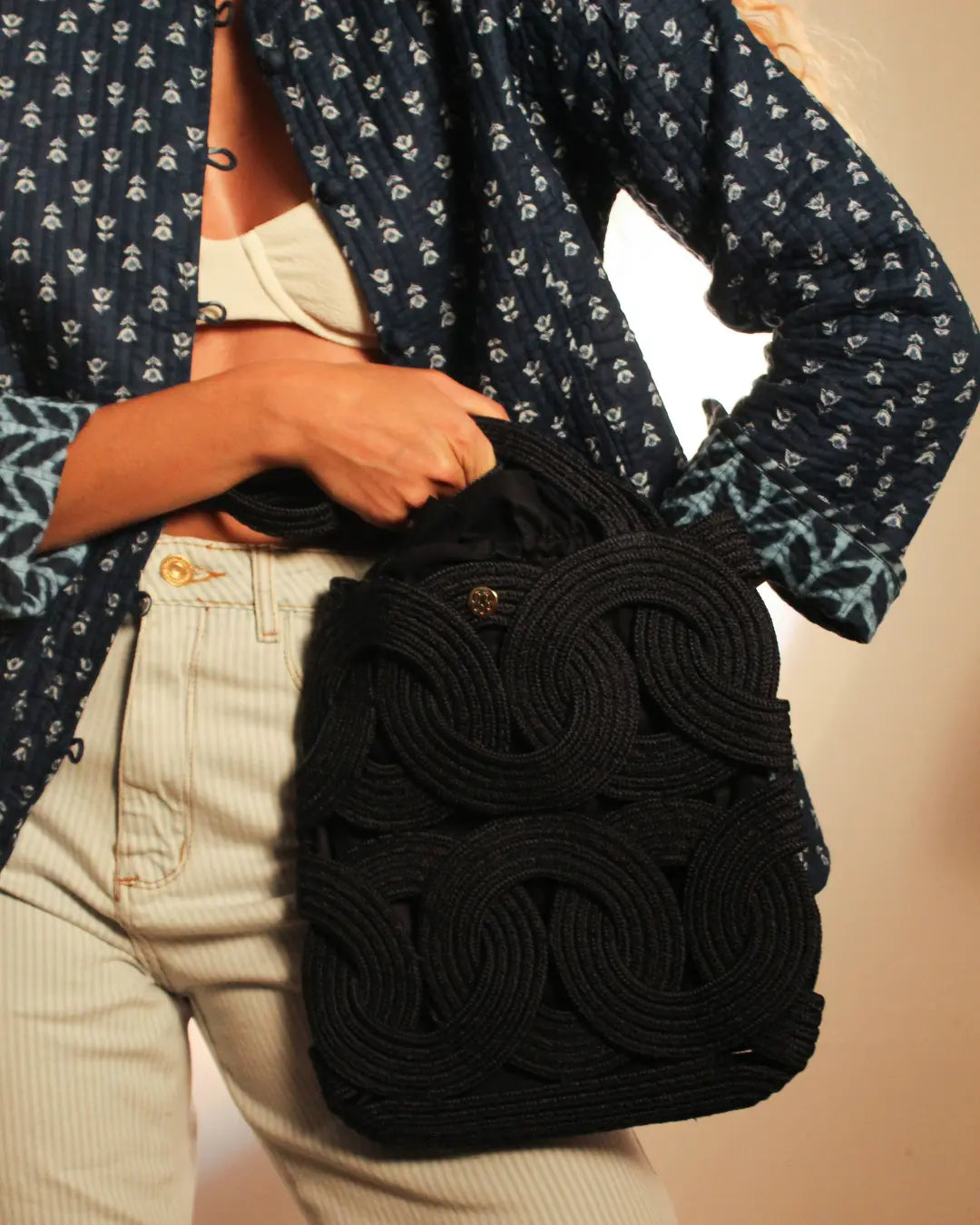 Casaco Matelassê Marinho