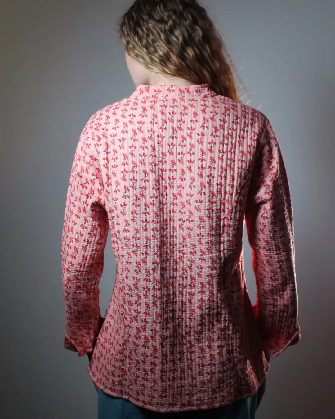 Casaco Matelassê Rosa