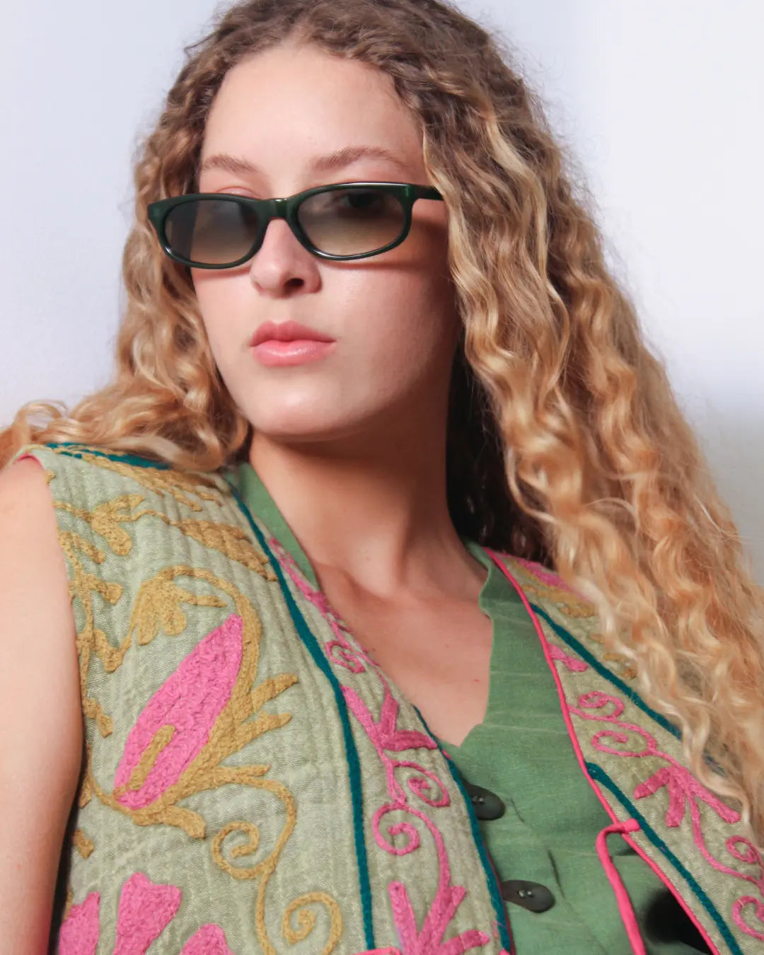 Colete Bordado Natureza