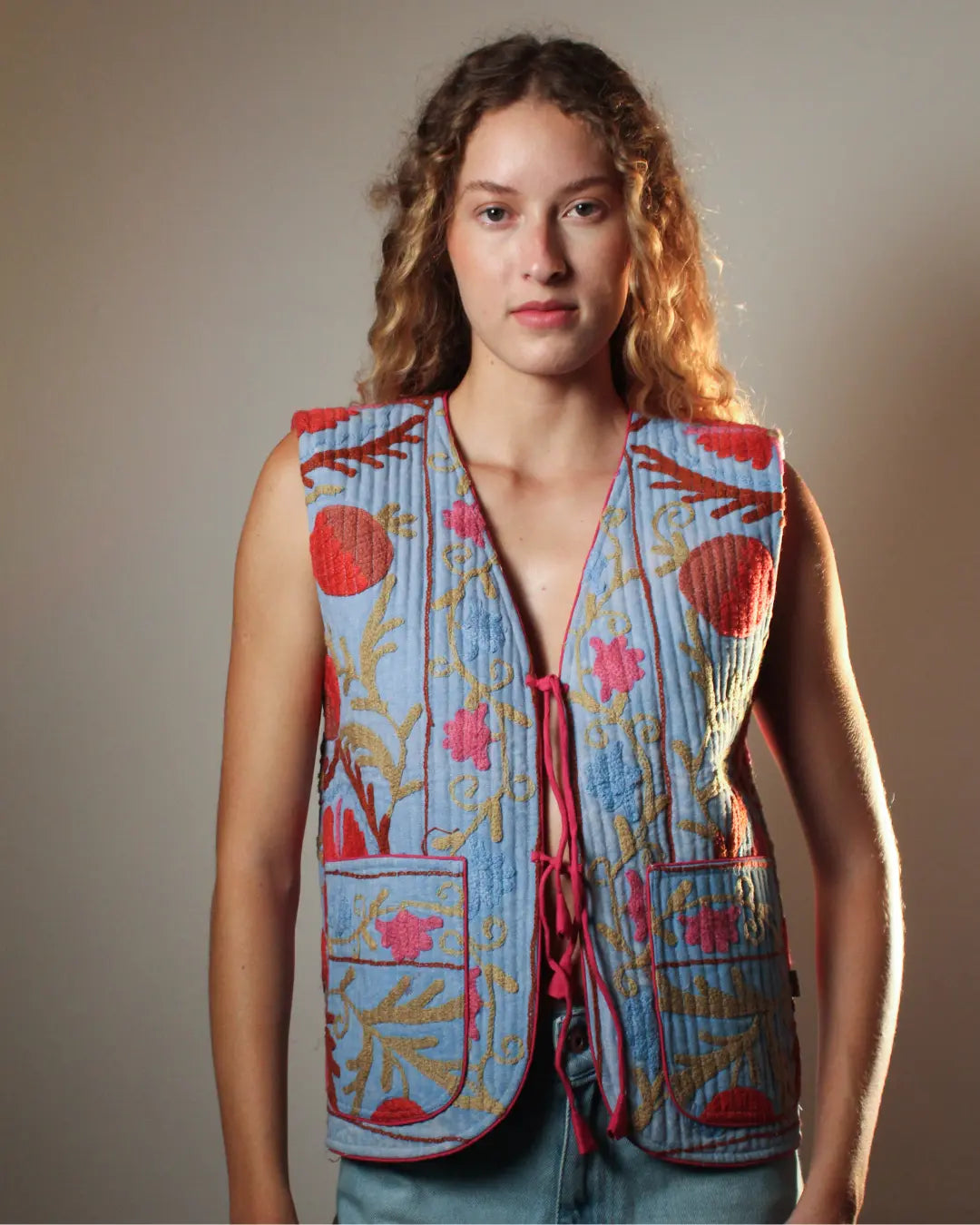 Colete Bordado Oceano