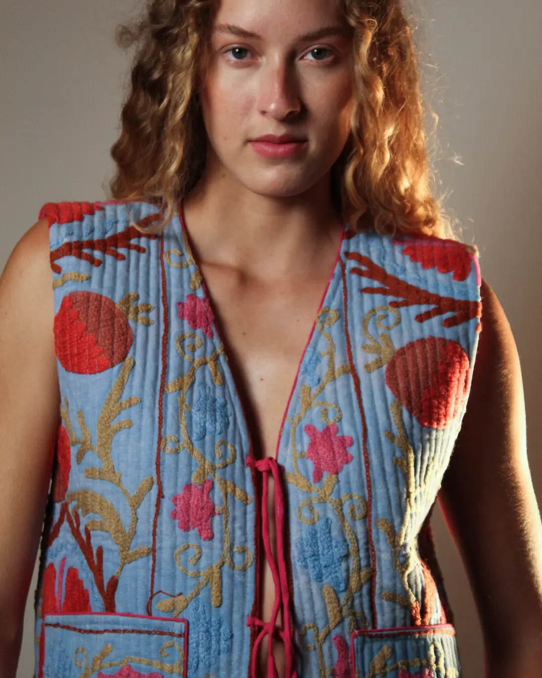 Colete Bordado Oceano