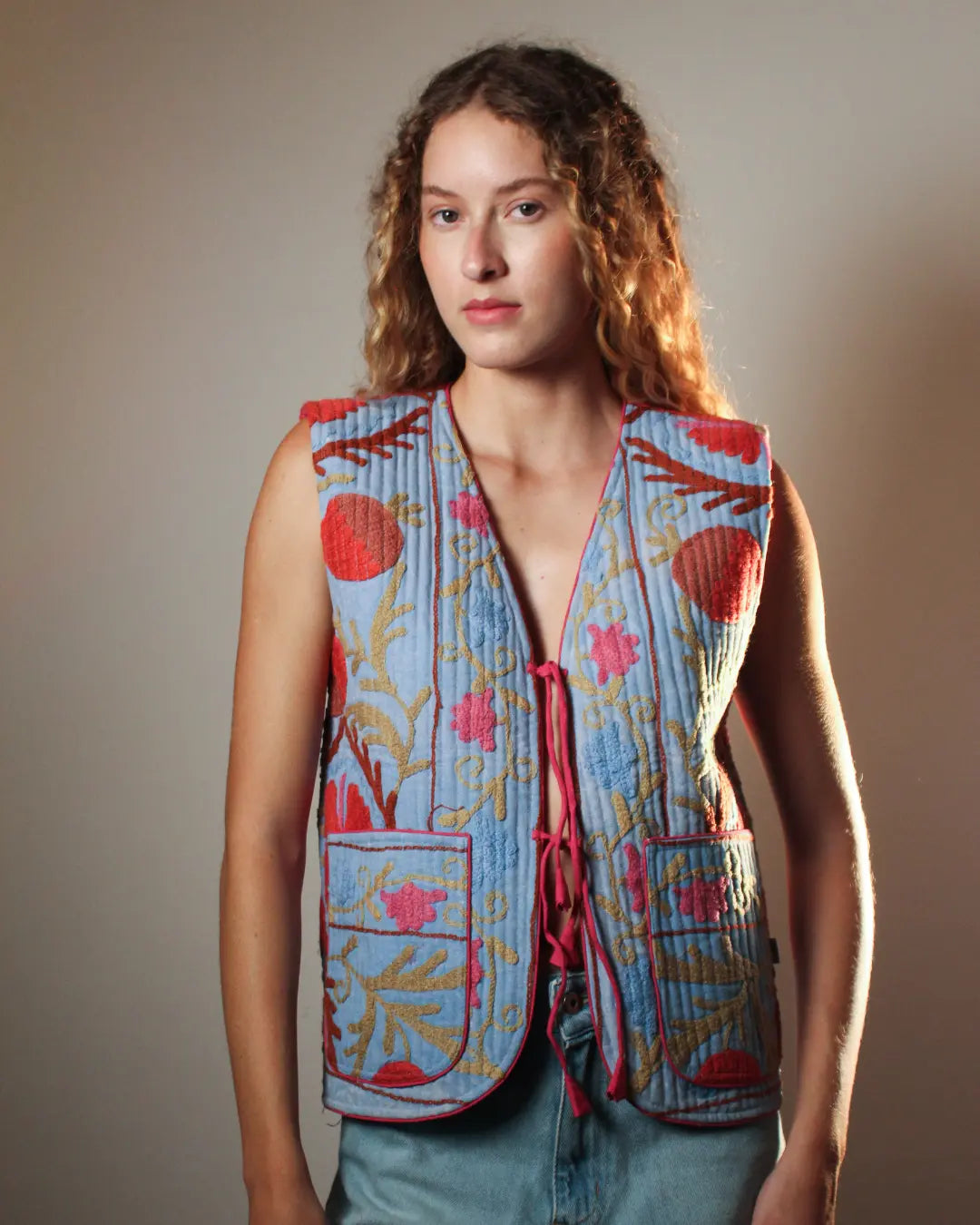 Colete Bordado Oceano