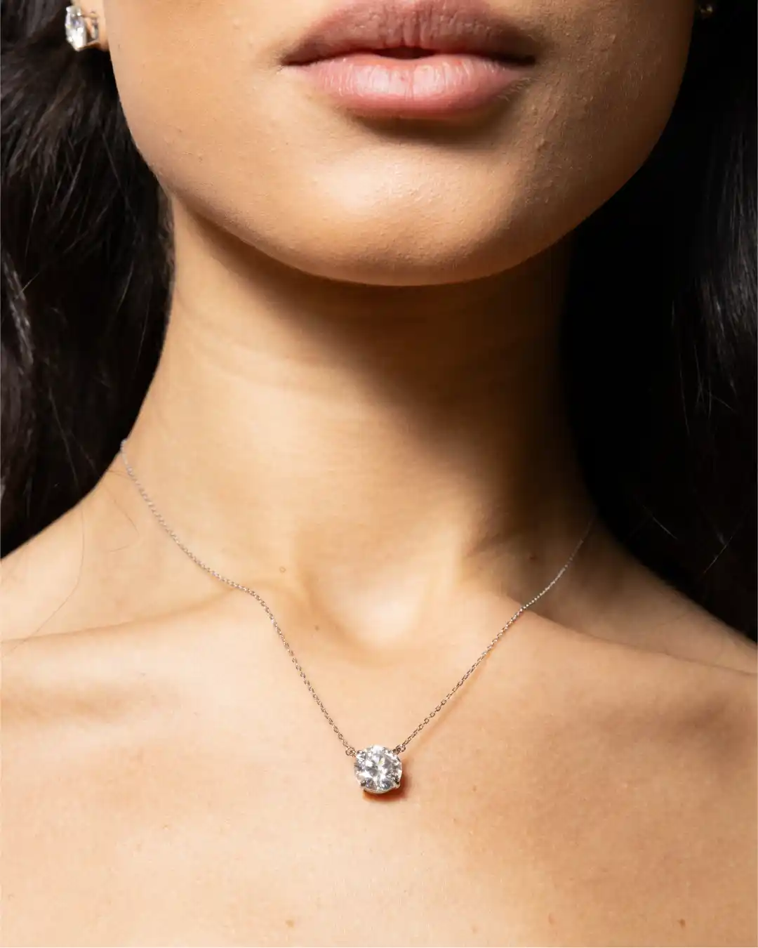 Colar Ponto de Luz Moissanite 3.5 Quilates