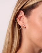 Brinco Bruna Corrente Ponto de Luz Piercing