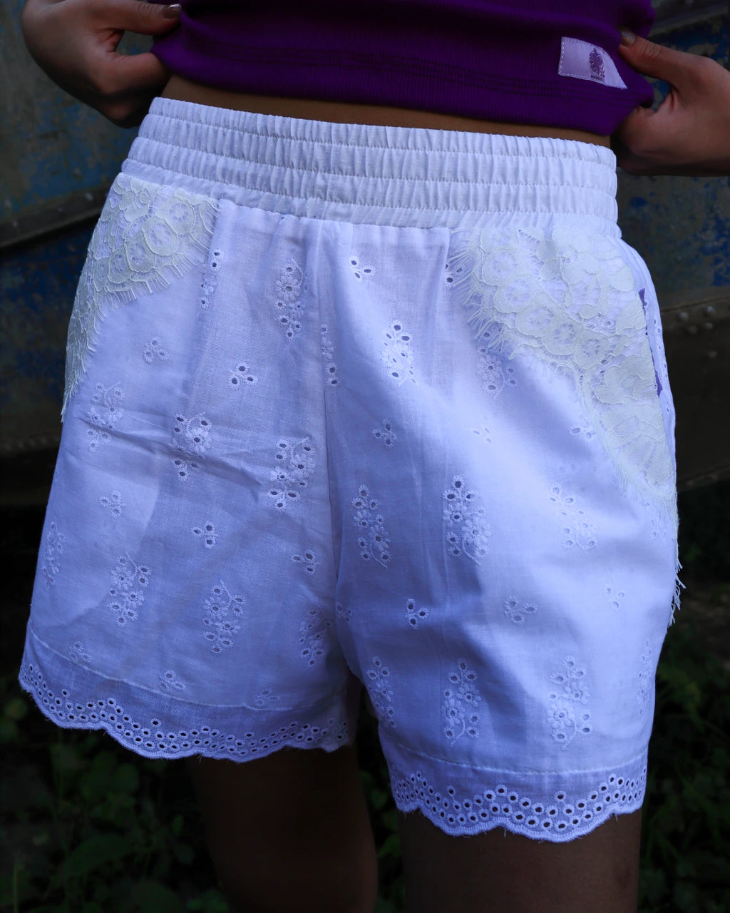 Shorts Mar de Rendas