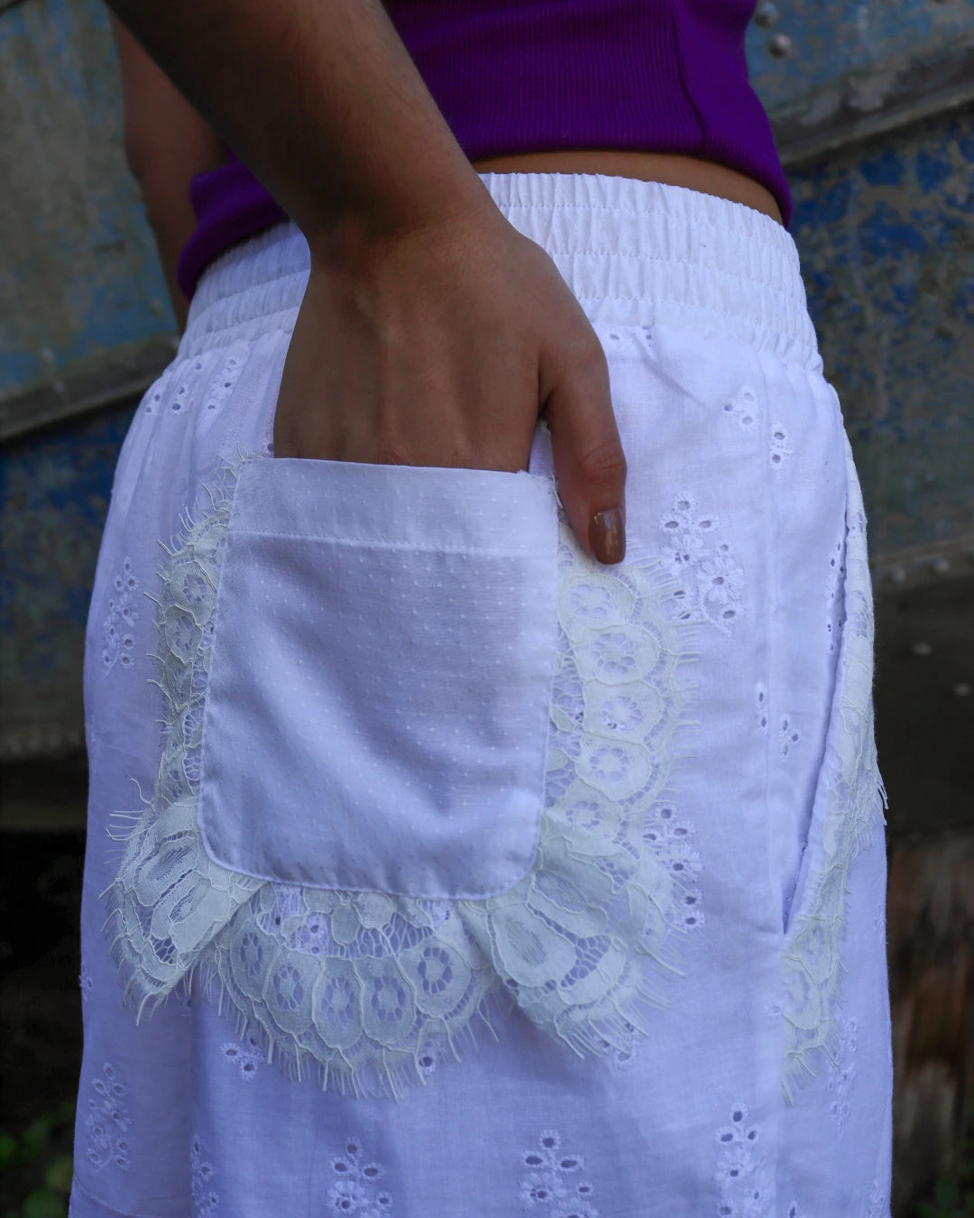 Shorts Mar de Rendas
