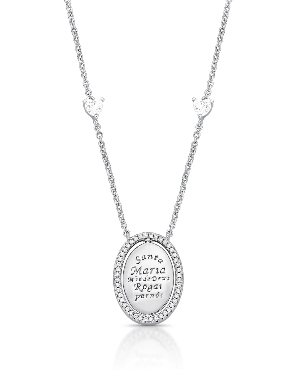 Colar Com Pingente Oval De Nossa Senhora De Aparecida