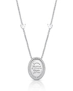 Colar Com Pingente Oval De Nossa Senhora De Aparecida