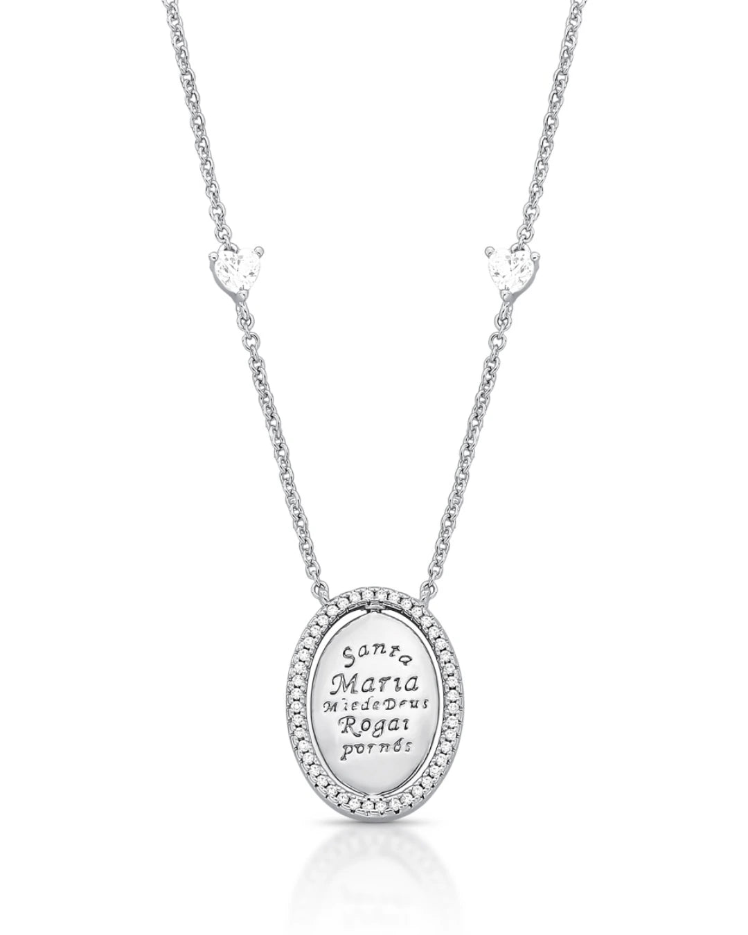 Colar Com Pingente Oval De Nossa Senhora De Aparecida