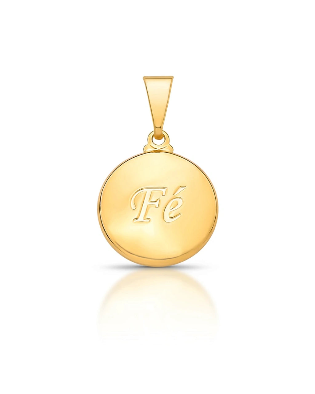 Pingente Medalha Fé