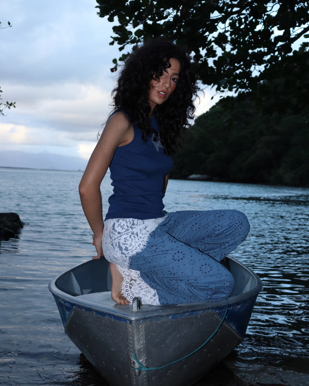 Calça Mar de Renda