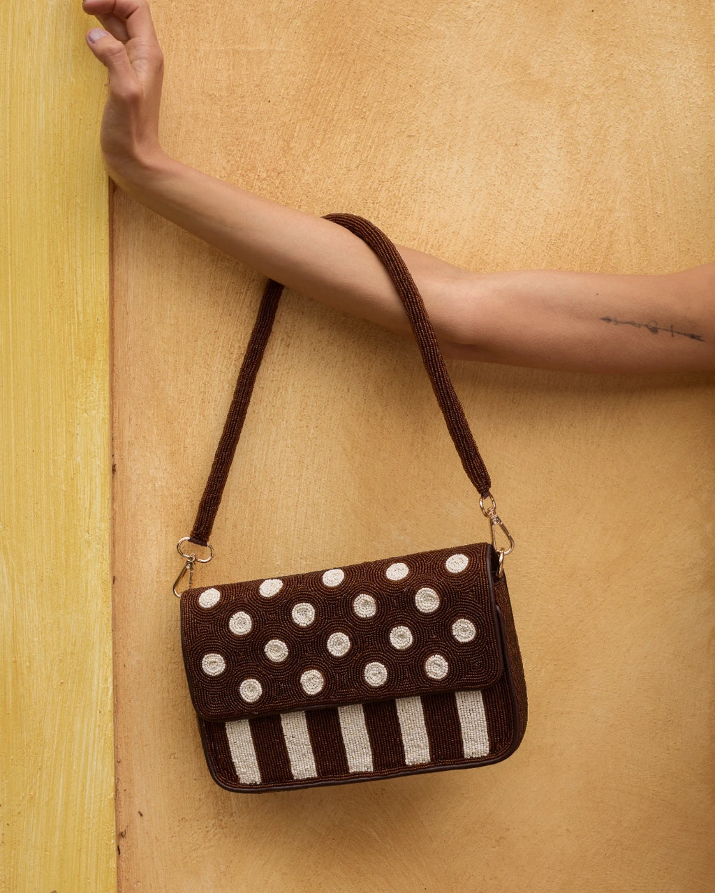 Bolsa Miçangas Poá