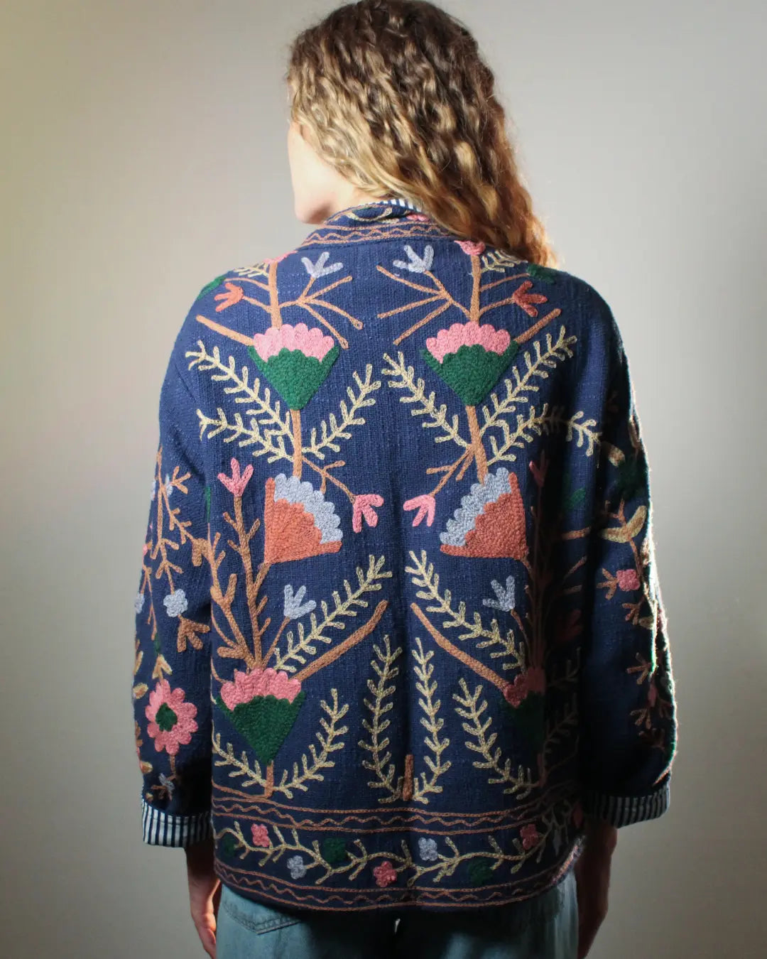 Jaqueta Blue Flowers