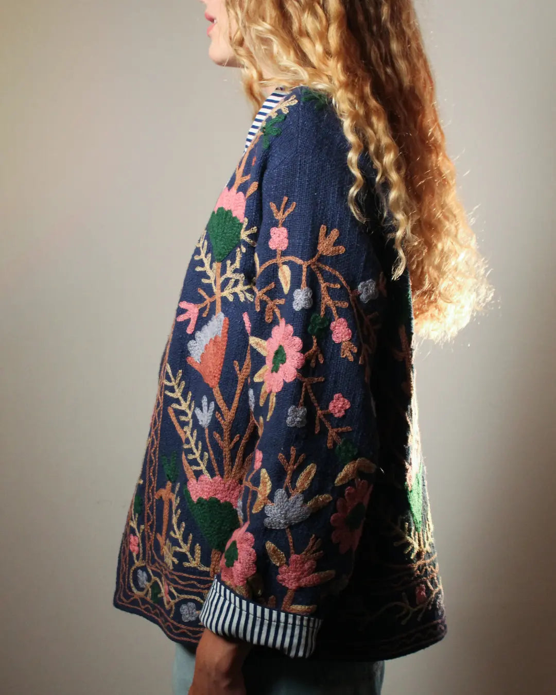 Jaqueta Blue Flowers