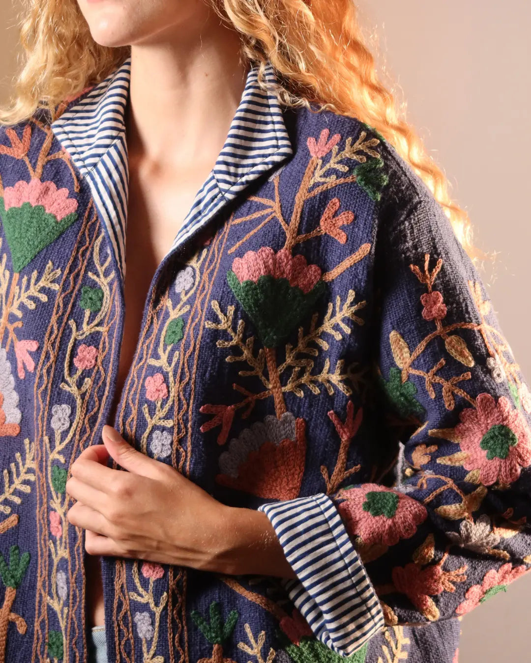 Jaqueta Blue Flowers