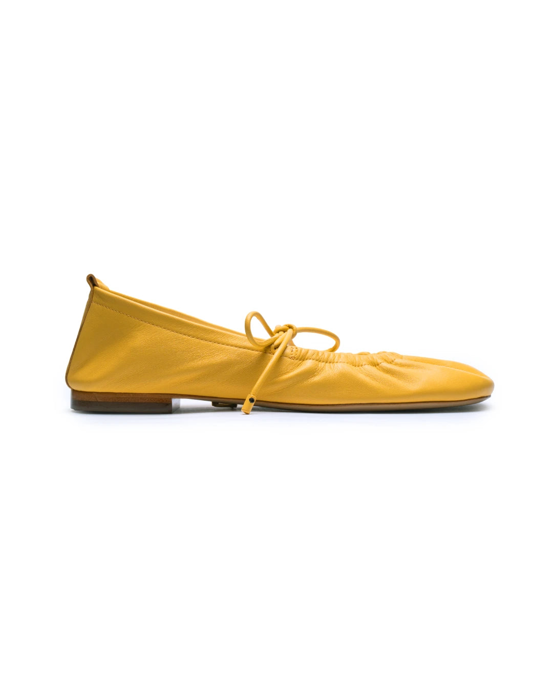 Sapatilha de Couro Nápoles Amarelo solar