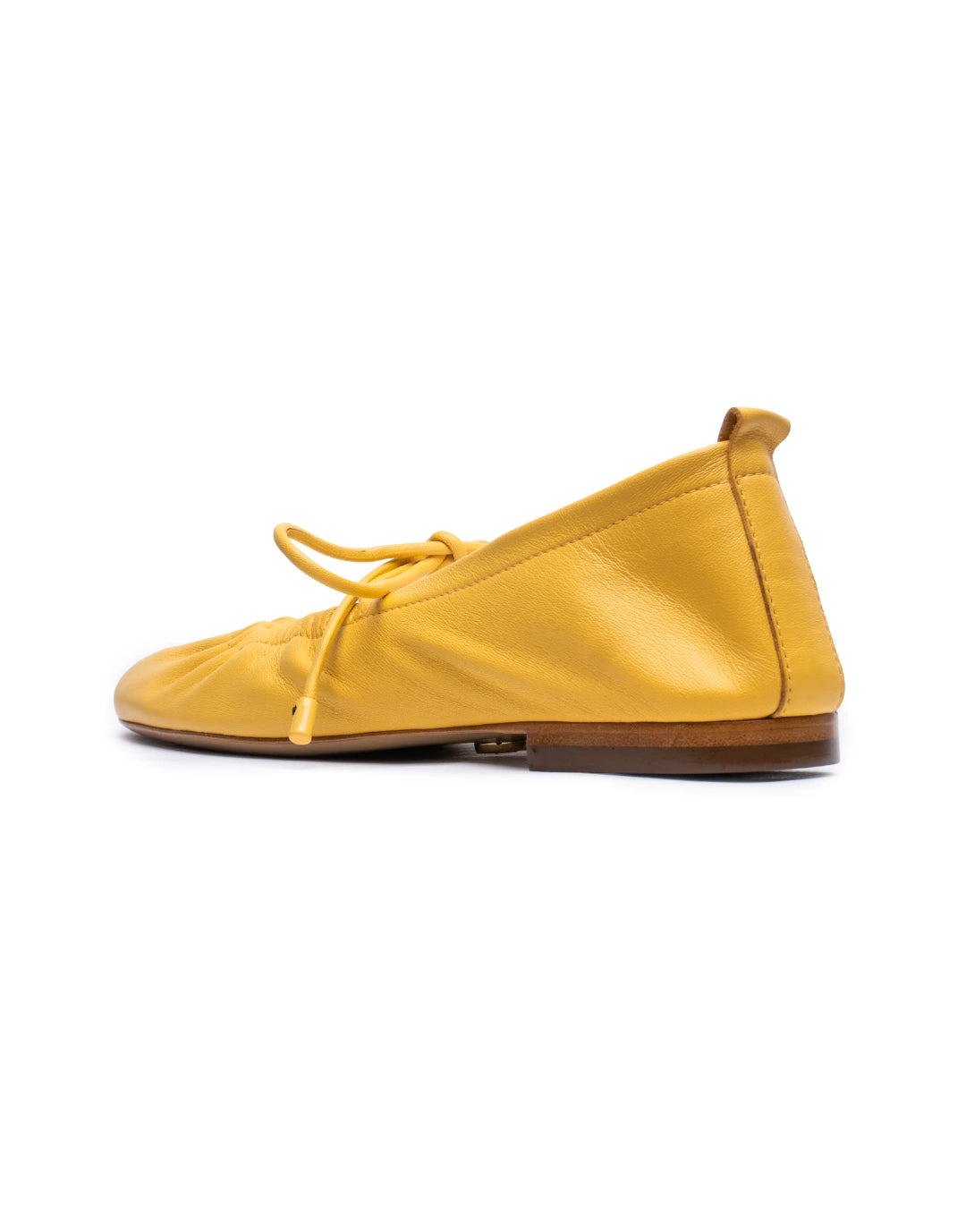 Sapatilha de Couro Nápoles Amarelo solar