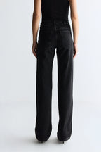 CLCAL03 - Calça Reta Black Denim Stone