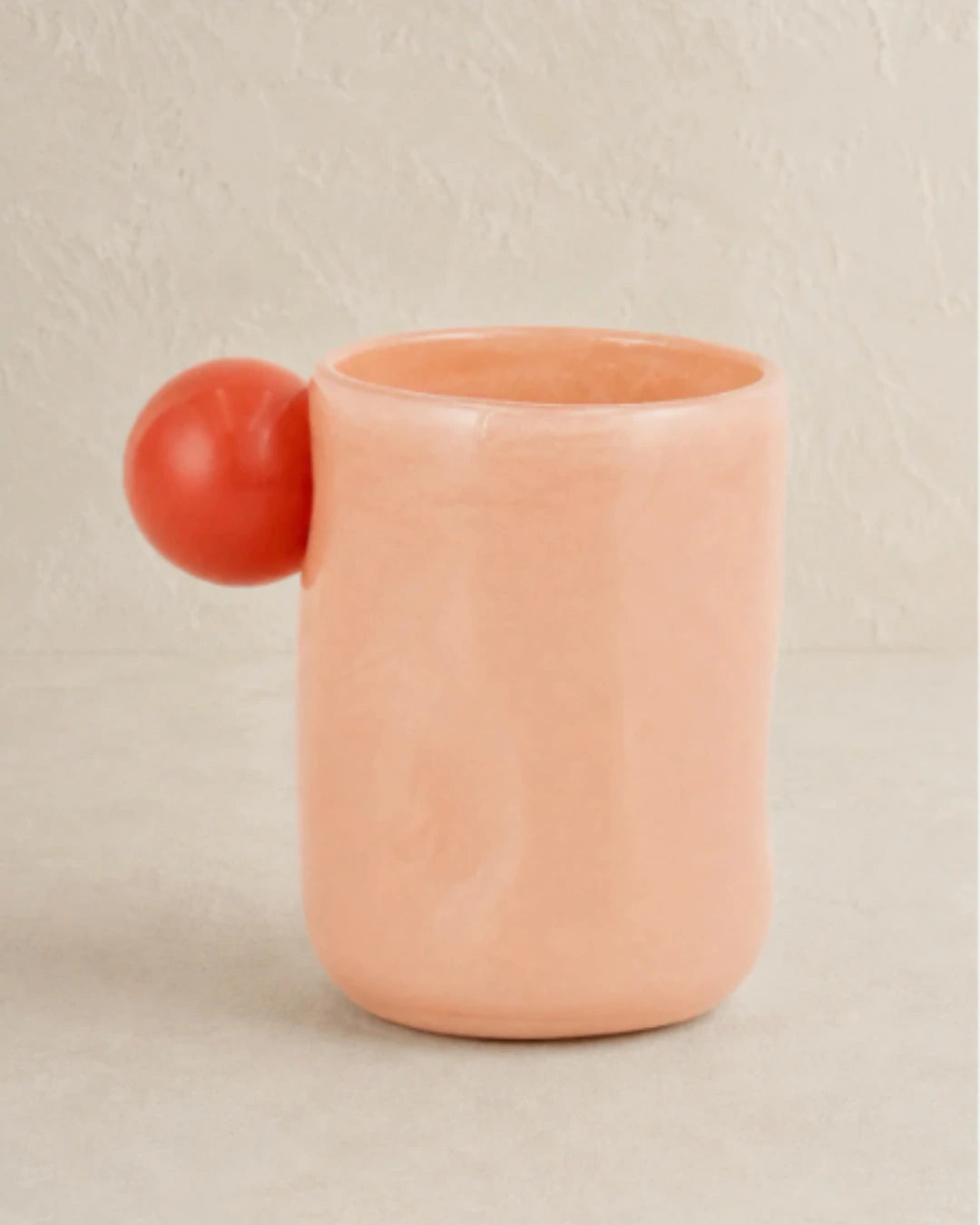 Copo Orgânico Rosa com Esfera