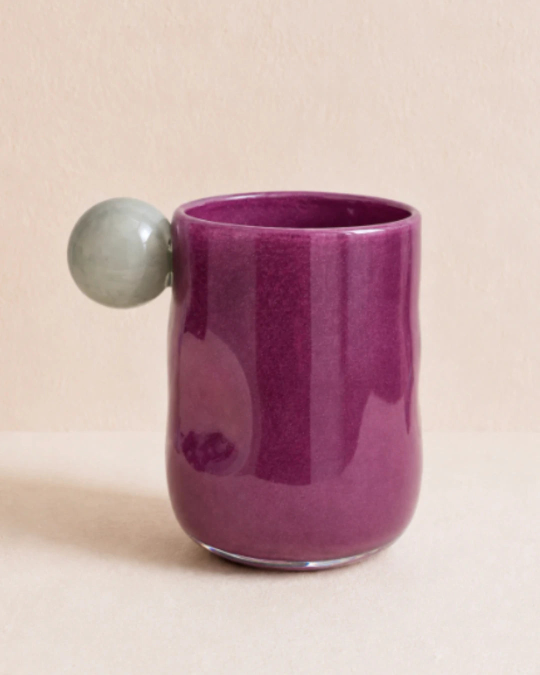 Copo Orgânico Roxo com Esfera