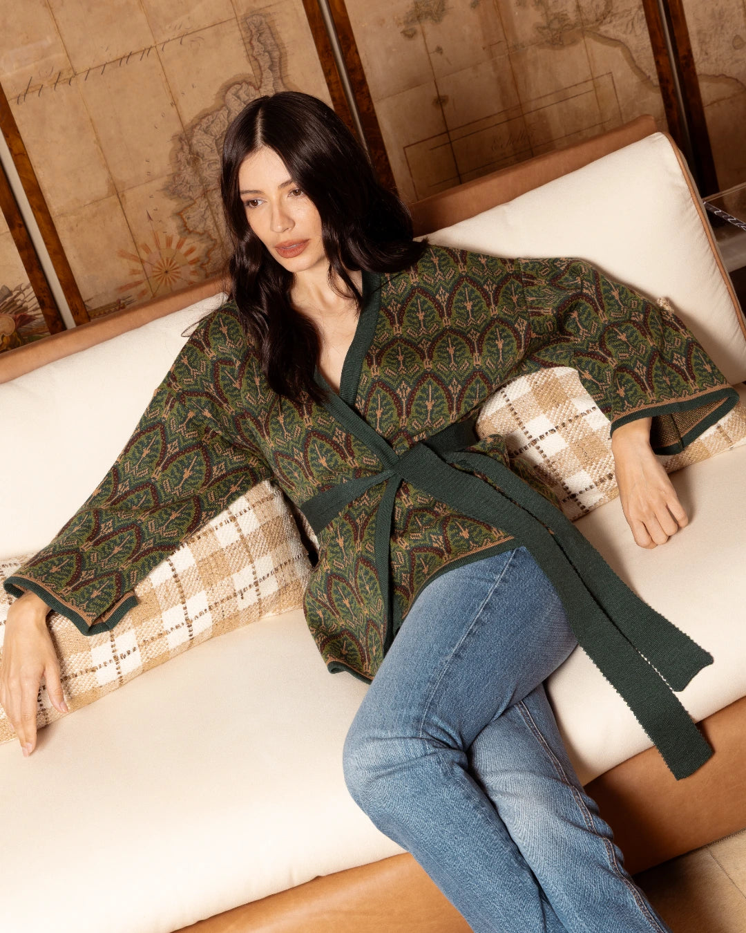 Kimono Florinda Verde