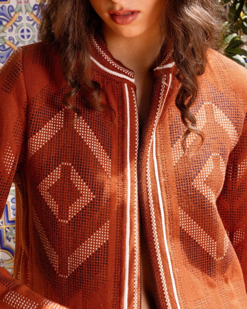 Jaqueta Navajo Laranja