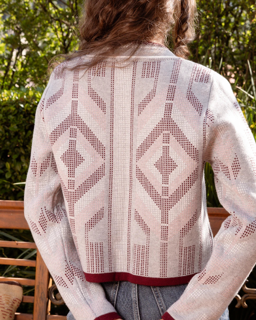 Jaqueta Navajo Cinza