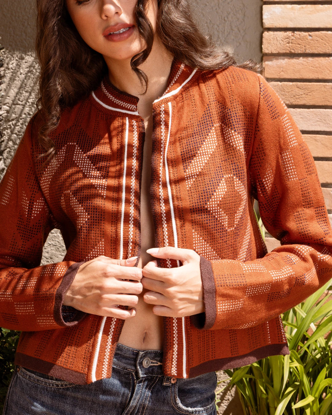 Jaqueta Navajo Laranja